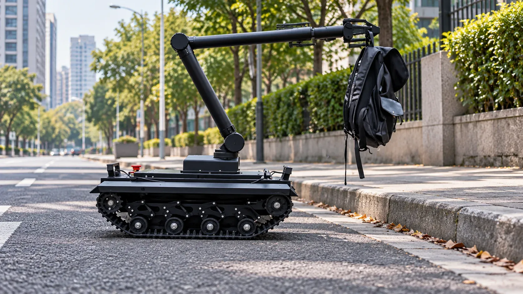 EOD response in an urban street