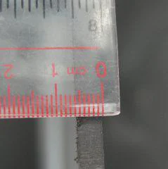 Wall thickness measurement