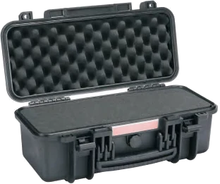 Waterproof case with foam interior