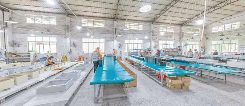 Assembly and finishing line