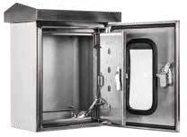 Outdoor stainless enclosure
